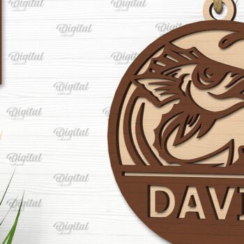 Intra απο ξύλο plywood  Χρώμα wenge 3mm-4mm πάχος - Διακοσμητικά ψαρέματος Δέσμη κοπής με λέιζερ Δίασταση 6x6 cm INTRAFABR-113587344 - Image 4