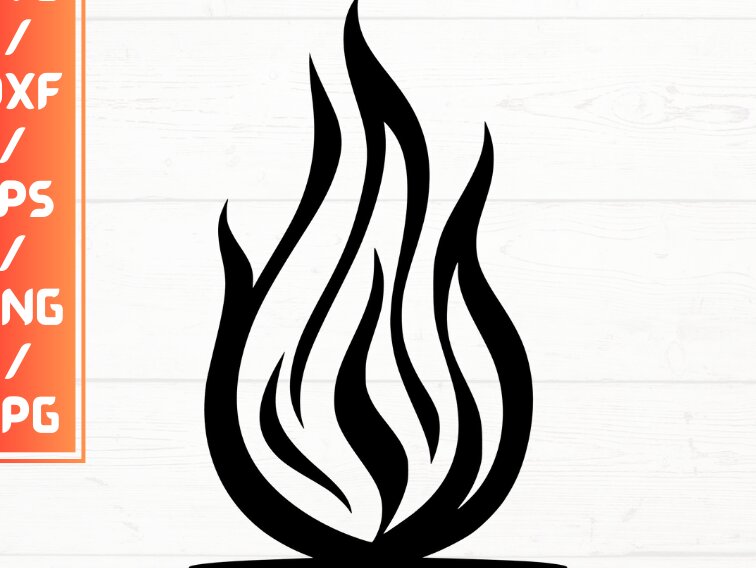 Intra απο ξύλο plywood  Χρώμα wenge 3mm-4mm πάχος - Flames , DXF, EPS, JPG, PNG Δίασταση 20x20 cm INTRAFABR-119257457