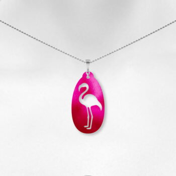 Intra απο ξύλο plywood Χρώμα wenge 3mm-4mm πάχος - Flamingo Earrings , Flamingo Jewelry Δίασταση 3x3 cm INTRAFABR-95575487 - Image 7