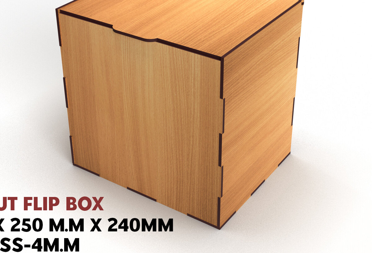 Intra απο ξύλο plywood  Χρώμα wenge 3mm-4mm πάχος - Flip Box, Καπάκια 02 Δίασταση 30x20 cm INTRAFABR-59520359