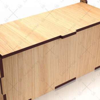 Intra απο ξύλο plywood  Χρώμα wenge 3mm-4mm πάχος - Flip Box, Καπάκια 07 Δίασταση 30x20 cm INTRAFABR-96804890 - Image 2