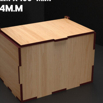 Intra απο ξύλο plywood  Χρώμα wenge 3mm-4mm πάχος - Flip Box, Καπάκια 15 Δίασταση 30x20 cm INTRAFABR-102191353 - Image 1