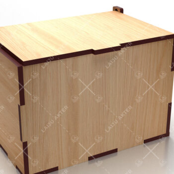 Intra απο ξύλο plywood  Χρώμα wenge 3mm-4mm πάχος - Flip Box, Καπάκια 15 Δίασταση 30x20 cm INTRAFABR-102191353 - Image 2