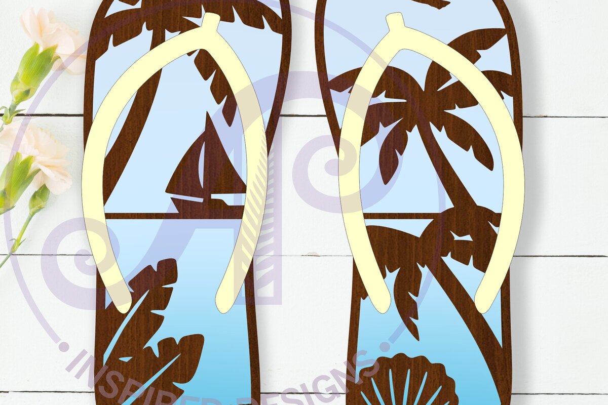 Intra απο ξύλο plywood  Χρώμα wenge 3mm-4mm πάχος - Τοίχος με στρώσεις στην παραλία με ιστιοπλοϊκό σκάφος Δίασταση 40x50 cm INTRAFABR-112234062