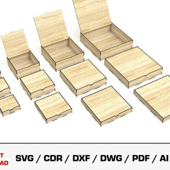 Intra απο ξύλο plywood  Χρώμα wenge 3mm-4mm πάχος - Αναποδογυρίστε τα κιβώτια καπακιού κοπής με λέιζερ Δίασταση 30x20 cm INTRAFABR-96140209 - Image 1