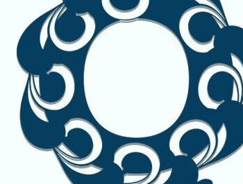 Intra απο ξύλο plywood  Χρώμα wenge 3mm-4mm πάχος - Floral Alphabet Δίασταση 30x20 cm INTRAFABR-119257641 - Image 4