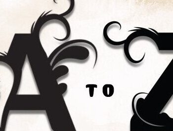 Intra απο ξύλο plywood  Χρώμα wenge 3mm-4mm πάχος - Floral Alphabet Δίασταση 30x20 cm INTRAFABR-95647354 - Image 1