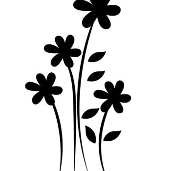 Intra απο ξύλο plywood  Χρώμα wenge 3mm-4mm πάχος - Floral φόντο Ανοιξιάτικο σχέδιο Δίασταση 20x20 cm INTRAFABR-68697576 - Image 1