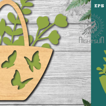 Intra απο ξύλο plywood  Χρώμα wenge 3mm-4mm πάχος - Διακόσμηση φλοράλ τσάντας κοπής με λέιζερ 2 Δίασταση 20x20 cm INTRAFABR-116353218 - Image 1