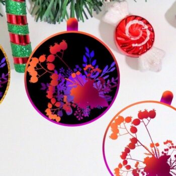 Intra απο ξύλο plywood Χρώμα wenge 3mm-4mm πάχος - Floral Μπάλες Χριστουγέννων Γάμος γενεθλίων Δίασταση 2048x2048 cm INTRAFABR-119368981 - Image 2