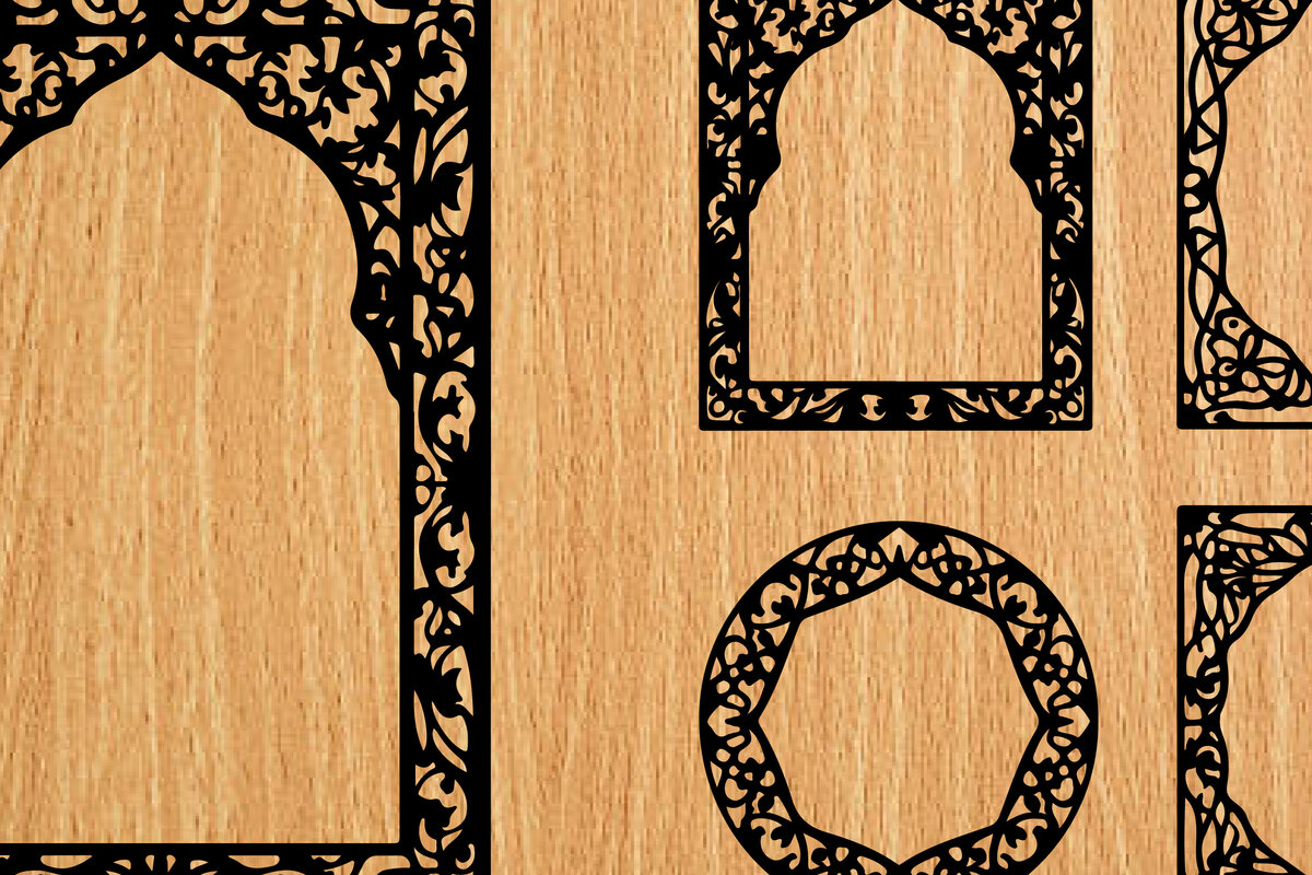 Intra απο ξύλο plywood  Χρώμα wenge 3mm-4mm πάχος - λέιζερ σελιδοδεικτών Floral Δίασταση 4x4 cm INTRAFABR-122878124