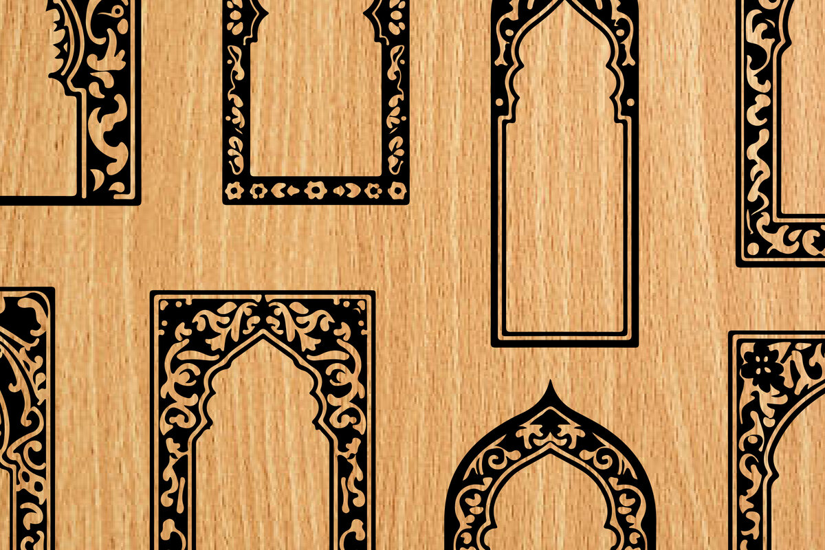 Intra απο ξύλο plywood  Χρώμα wenge 3mm-4mm πάχος - λέιζερ σελιδοδεικτών Floral Δίασταση 4x4 cm INTRAFABR-96208755