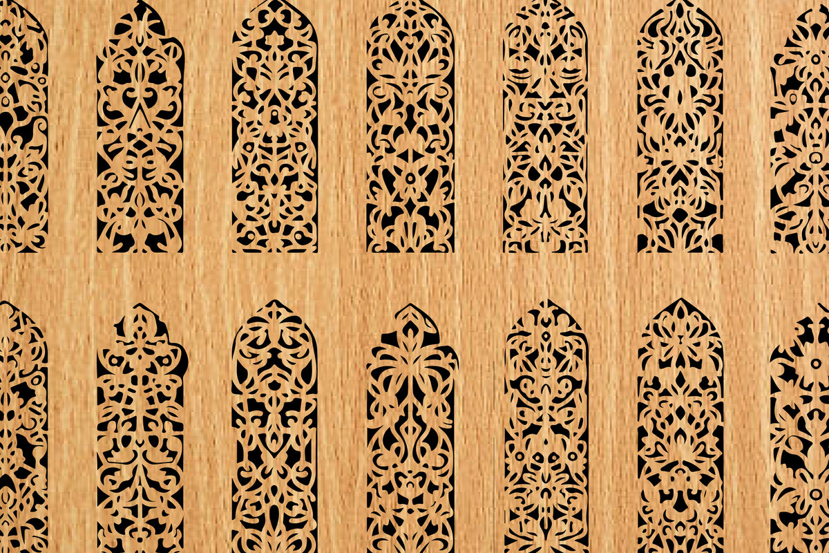 Intra απο ξύλο plywood  Χρώμα wenge 3mm-4mm πάχος - λέιζερ σελιδοδεικτών Floral Δίασταση 4x4 cm INTRAFABR-123036620