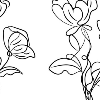 Intra απο ξύλο plywood Χρώμα wenge 3mm-4mm πάχος - Σχέδιο στολίδι για μπουκέτο λουλουδιών Δίασταση 6x6 cm INTRAFABR-107740204 - Image 1