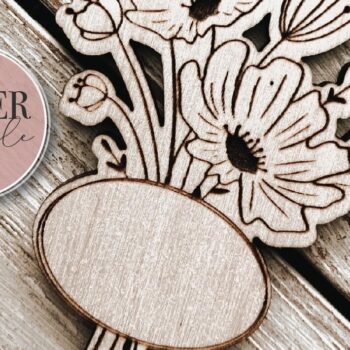 Intra απο ξύλο plywood  Χρώμα wenge 3mm-4mm πάχος - Ανθοδέσμη Δίασταση 6x6 cm INTRAFABR-107740215 - Image 4