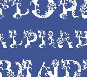 Intra απο ξύλο plywood  Χρώμα wenge 3mm-4mm πάχος - Πακέτο floral Butterfly Alphabet a έως Z Δίασταση 30x20 cm INTRAFABR-102420279