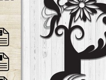 Intra απο ξύλο plywood  Χρώμα wenge 3mm-4mm πάχος - Πακέτο floral Butterfly Alphabet a έως Z Δίασταση 30x20 cm INTRAFABR-102420279 - Image 7