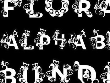 Intra απο ξύλο plywood  Χρώμα wenge 3mm-4mm πάχος - Πακέτο floral Butterfly Alphabet a έως Z Δίασταση 30x20 cm INTRAFABR-61050462 - Image 1