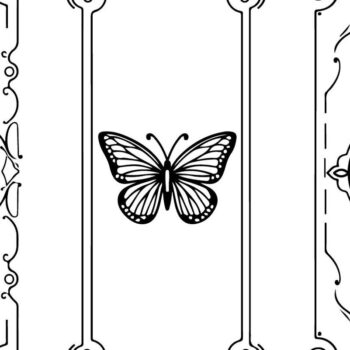 Intra απο ξύλο plywood  Χρώμα wenge 3mm-4mm πάχος - Floral Butterfly Laser σελιδοδείκτη Σετ Δίασταση 30x30 cm INTRAFABR-114576204 - Image 7