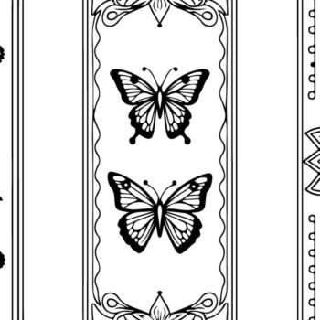 Intra απο ξύλο plywood  Χρώμα wenge 3mm-4mm πάχος - Floral Butterfly Laser σελιδοδείκτη Σετ Δίασταση 4x4 cm INTRAFABR-68368152 - Image 3