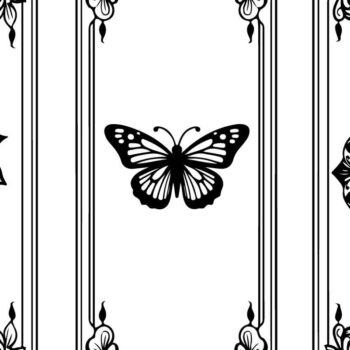 Intra απο ξύλο plywood  Χρώμα wenge 3mm-4mm πάχος - Floral Butterfly Laser σελιδοδείκτη Σετ Δίασταση 4x4 cm INTRAFABR-68368152 - Image 4