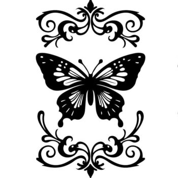 Intra απο ξύλο plywood Χρώμα wenge 3mm-4mm πάχος - Floral Butterfly Cut Bundle Δίασταση 30x30 cm INTRAFABR-115304539 - Image 6