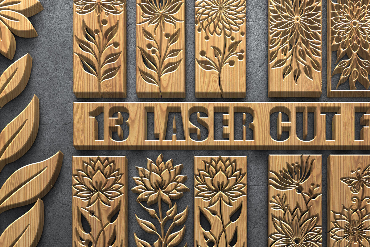 Intra απο ξύλο plywood  Χρώμα wenge 3mm-4mm πάχος - Πακέτο Laser Floral &amp; Butterfly Δίασταση 3600x5400 cm INTRAFABR-61420519