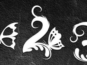 Intra απο ξύλο plywood  Χρώμα wenge 3mm-4mm πάχος - Floral Αριθμός πεταλούδας Δίασταση 30x20 cm INTRAFABR-95782137 - Image 3