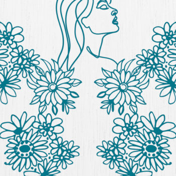 Intra απο ξύλο plywood  Χρώμα wenge 3mm-4mm πάχος - Floral Butterfly Paper Cut Design 9 Δίασταση 20x20 cm INTRAFABR-122680300 - Image 2