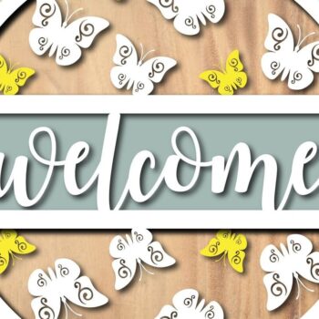 Intra απο ξύλο plywood Χρώμα wenge 3mm-4mm πάχος - Floral Πεταλούδα στρογγυλή δέσμη πινακίδων ξύλου Δίασταση 30x20 cm INTRAFABR-110796213 - Image 4