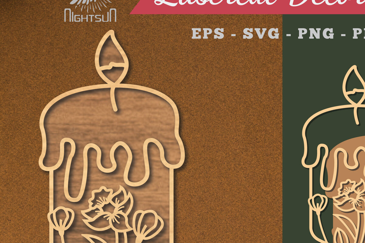 Intra απο ξύλο plywood  Χρώμα wenge 3mm-4mm πάχος - Floral Κερί Διακόσμηση κοπής με λέιζερ 3 Δίασταση 20x20 cm INTRAFABR-122894261