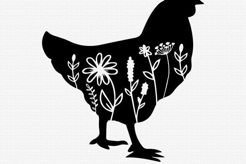 Intra απο ξύλο plywood  Χρώμα wenge 3mm-4mm πάχος - Floral Chicken Farmhouse Decor Δίασταση 20x25 cm INTRAFABR-115784230