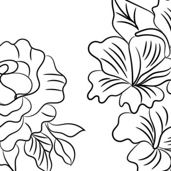 Intra απο ξύλο plywood Χρώμα wenge 3mm-4mm πάχος - Σχέδιο ανθοδέσμης συλλογής λουλουδιών Δίασταση 20x20 cm INTRAFABR-85129411 - Image 1