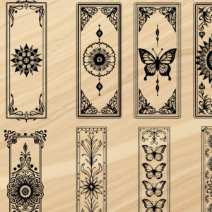 Intra απο ξύλο plywood  Χρώμα wenge 3mm-4mm πάχος - Floral Design Στοιχεία Δίασταση 4x4 cm INTRAFABR-102288685