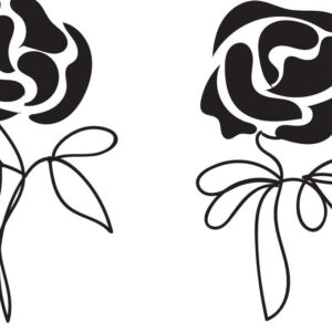 Intra απο ξύλο plywood  Χρώμα wenge 3mm-4mm πάχος - Floral σχέδιο στον κήπο Δίασταση 20x20 cm INTRAFABR-99830349