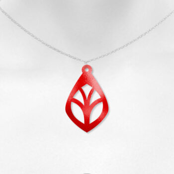 Intra απο ξύλο plywood  Χρώμα wenge 3mm-4mm πάχος - Floral σκουλαρίκια, πρότυπο σκουλαρικιών Δίασταση 3x3 cm INTRAFABR-73083906 - Image 4