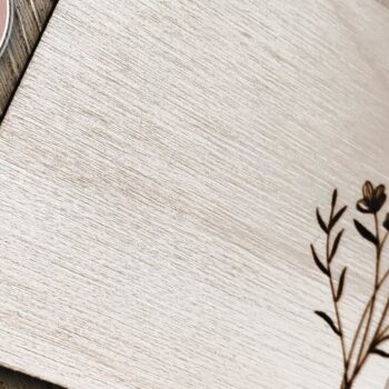 Intra απο ξύλο plywood Χρώμα wenge 3mm-4mm πάχος - Floral Πλαίσιο Δίασταση 20x25 cm INTRAFABR-119649519 - Image 5