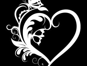 Intra απο ξύλο plywood  Χρώμα wenge 3mm-4mm πάχος - Floral Heart Butterfly Δίασταση 20x20 cm INTRAFABR-82463339 - Image 4