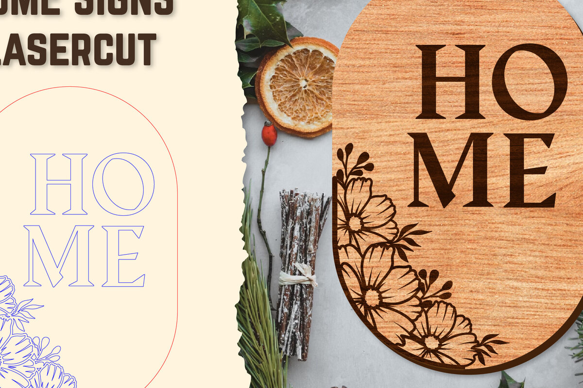 Intra απο ξύλο plywood  Χρώμα wenge 3mm-4mm πάχος - Floral ξύλινες πινακίδες κοπής με λέιζερ Δίασταση 20x20 cm INTRAFABR-119510995