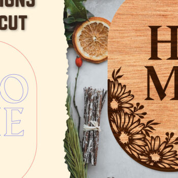 Intra απο ξύλο plywood Χρώμα wenge 3mm-4mm πάχος - Floral ξύλινες πινακίδες κοπής με λέιζερ Δίασταση 20x20 cm INTRAFABR-124798733 - Image 1