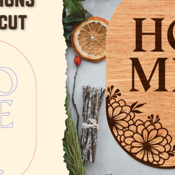 Intra απο ξύλο plywood Χρώμα wenge 3mm-4mm πάχος - Floral ξύλινες πινακίδες κοπής με λέιζερ Δίασταση 20x20 cm INTRAFABR-119150342 - Image 1