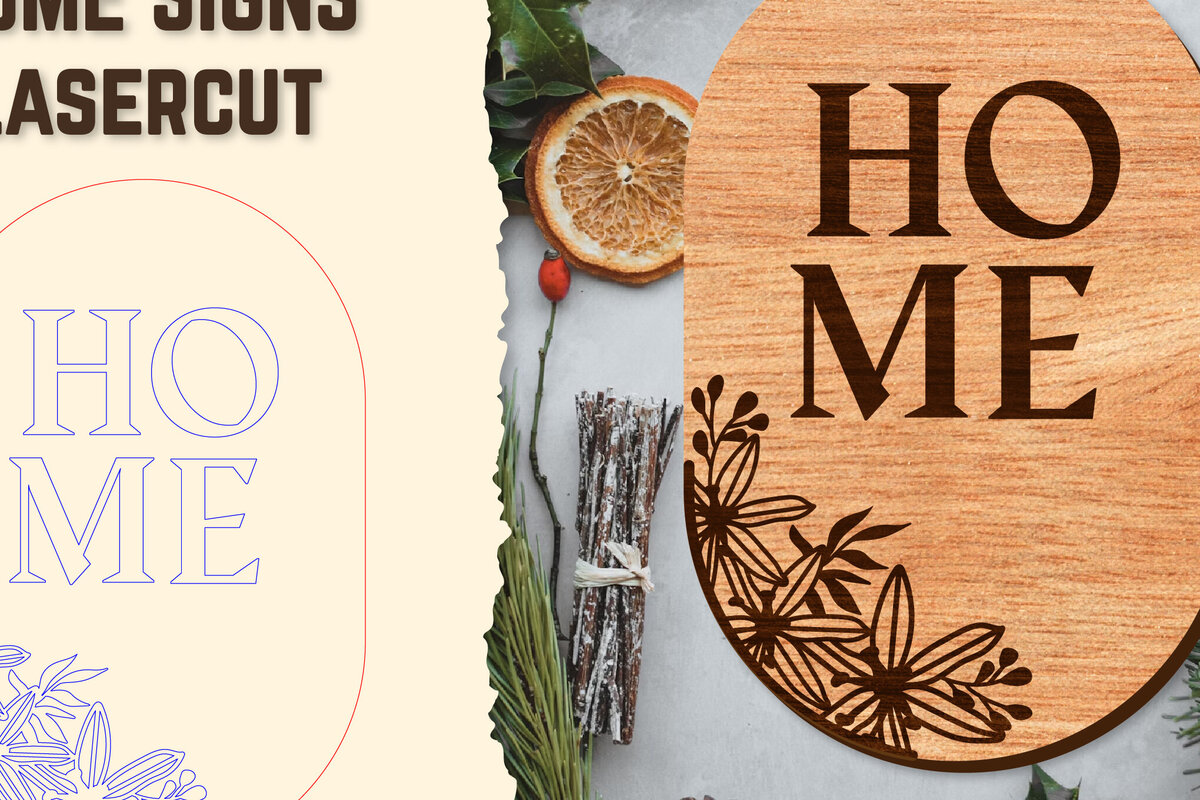 Intra απο ξύλο plywood  Χρώμα wenge 3mm-4mm πάχος - Floral ξύλινες πινακίδες κοπής με λέιζερ Δίασταση 20x20 cm INTRAFABR-36271493