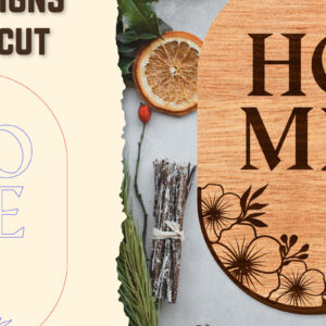 Intra απο ξύλο plywood  Χρώμα wenge 3mm-4mm πάχος - Floral ξύλινες πινακίδες κοπής με λέιζερ Δίασταση 20x20 cm INTRAFABR-97990626