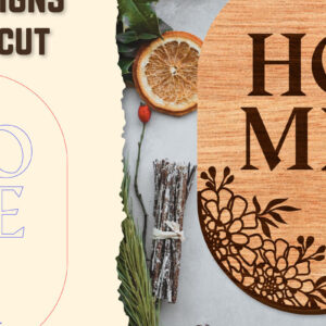 Intra απο ξύλο plywood  Χρώμα wenge 3mm-4mm πάχος - Floral ξύλινες πινακίδες κοπής με λέιζερ Δίασταση 20x20 cm INTRAFABR-97983214