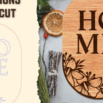 Intra απο ξύλο plywood Χρώμα wenge 3mm-4mm πάχος - Floral ξύλινες πινακίδες κοπής με λέιζερ Δίασταση 20x20 cm INTRAFABR-109337557 - Image 1