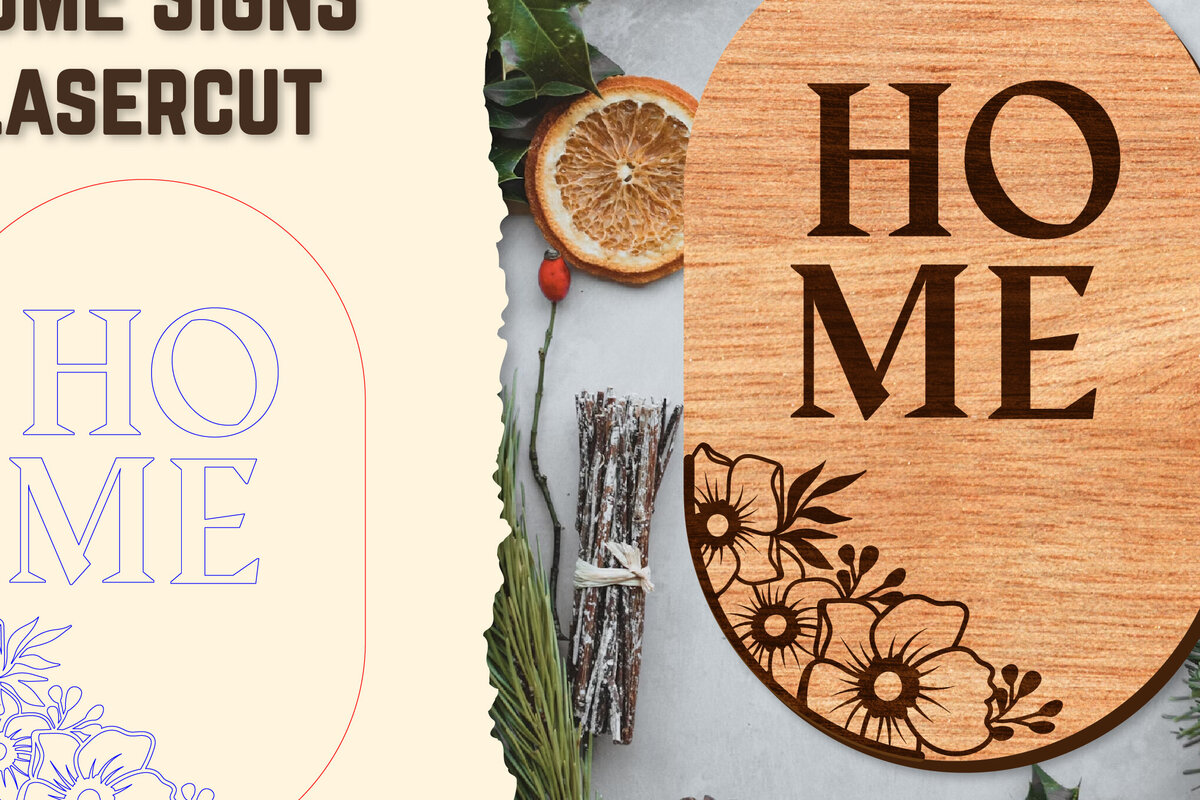 Intra απο ξύλο plywood  Χρώμα wenge 3mm-4mm πάχος - Floral ξύλινες πινακίδες κοπής με λέιζερ Δίασταση 20x20 cm INTRAFABR-75798219