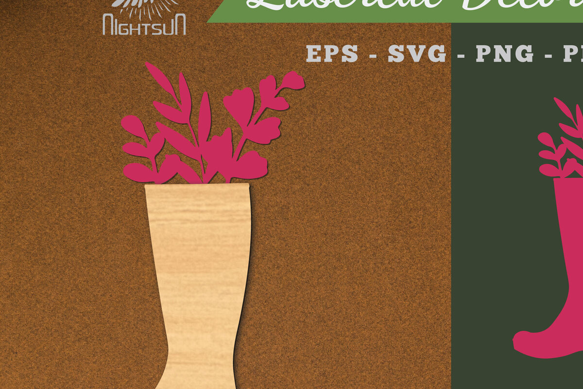 Intra απο ξύλο plywood  Χρώμα wenge 3mm-4mm πάχος - Floral σε Παπούτσια Διακόσμηση με Δίασταση 20x20 cm INTRAFABR-120431828