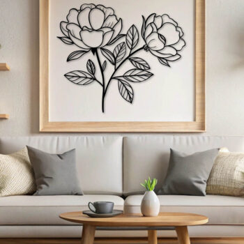 Intra απο ξύλο plywood  Χρώμα wenge 3mm-4mm πάχος - Floral Crafts Τέχνη διακόσμησης τοίχων Δίασταση 40x50 cm INTRAFABR-100794197 - Image 3