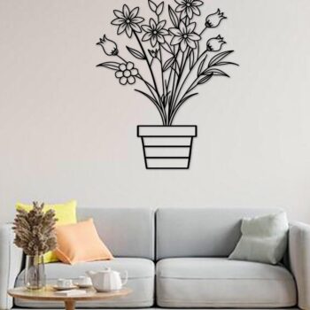 Intra απο ξύλο plywood  Χρώμα wenge 3mm-4mm πάχος - Floral Crafts Τέχνη διακόσμησης τοίχων Δίασταση 40x50 cm INTRAFABR-121364496 - Image 2