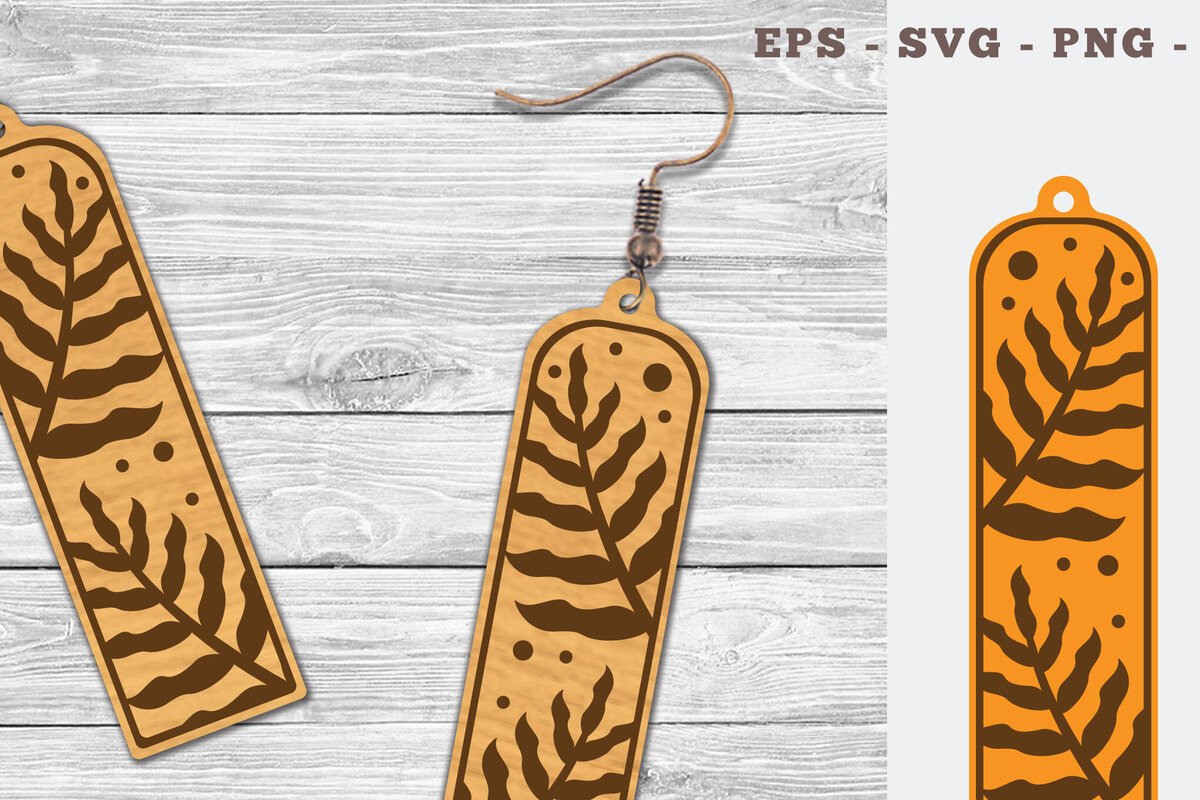 Intra απο ξύλο plywood  Χρώμα wenge 3mm-4mm πάχος - Σκουλαρίκια με φλοράλ λέιζερ 3 Δίασταση 3x3 cm INTRAFABR-116764142